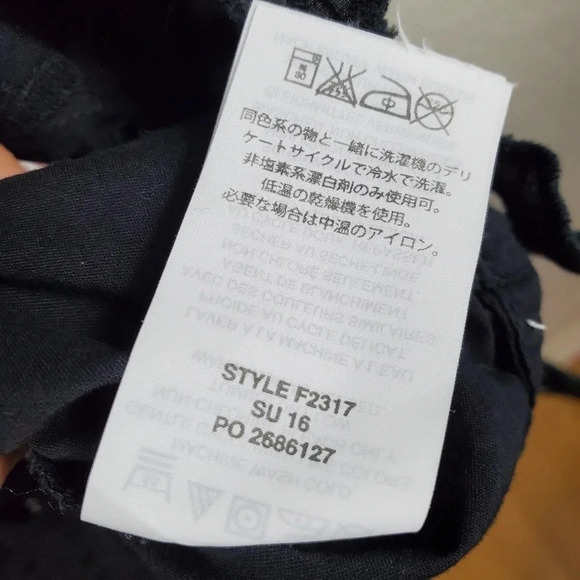 J.Crew Black Crochet Dress Size 2 Party Summer Beach Vacation - Picture 7 of 7